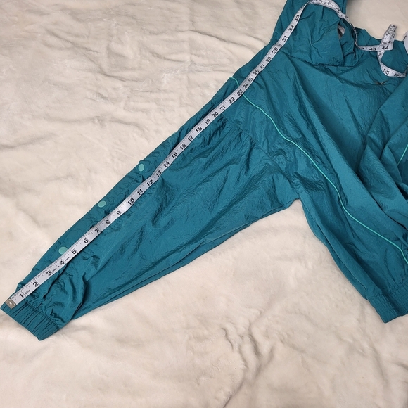 Reebok Teal Pullover Jacket Windbreaker. Size Small - Picture 12 of 12